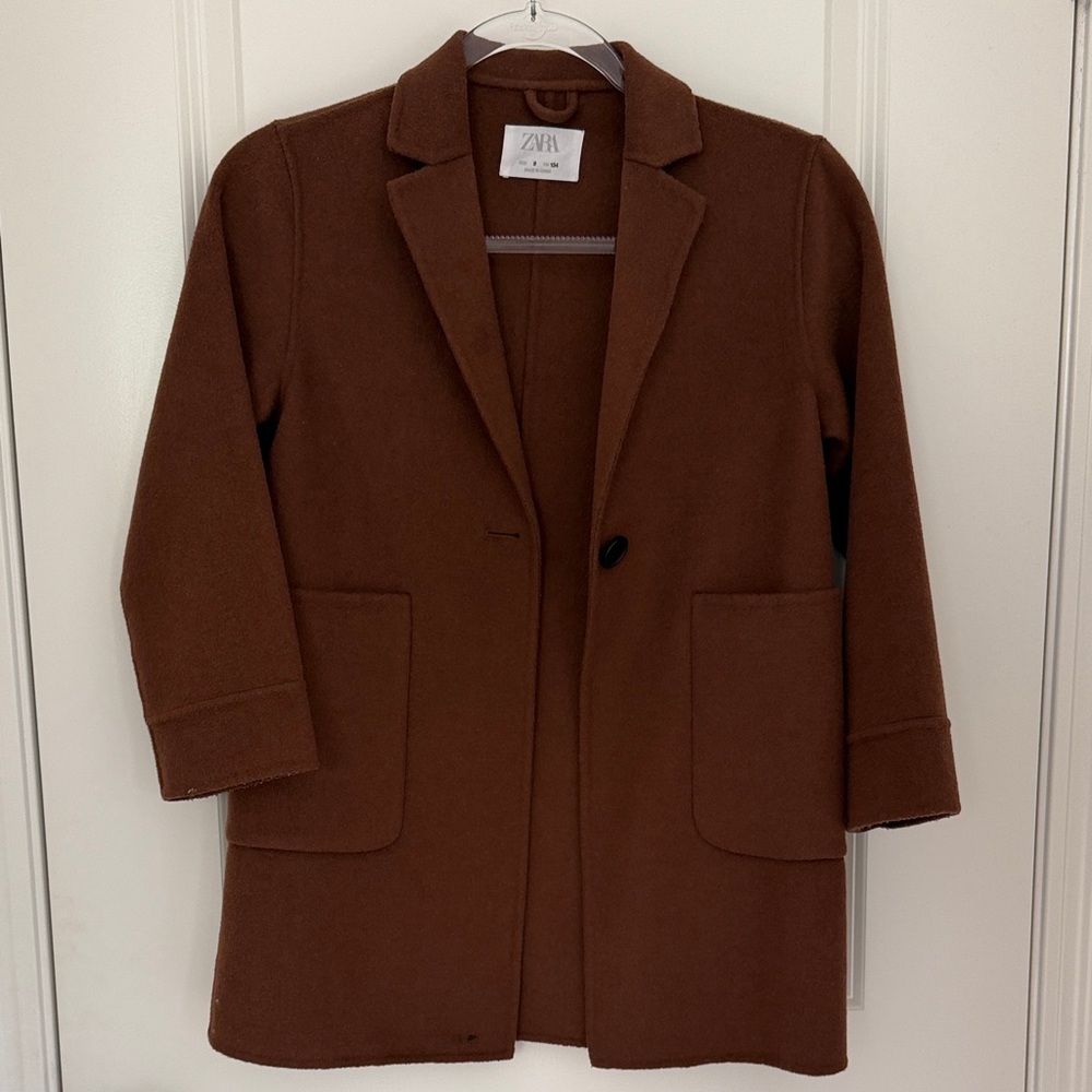 Zara Kids Chocolate Brown Coat